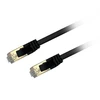 Image de Textorm Câble RJ45 CAT 8.1 F/FTP - mâle/mâle - 1 m - Noir