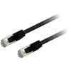 Image de Textorm Câble RJ45 CAT 6 F/UTP - mâle/mâle - 0.5 m - Noir