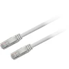 Image de Textorm Câble RJ45 CAT 6 UTP - mâle/mâle - 0.5 m - Blanc