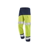 Image de Pantalon fluo safe xp 300 - 400 g entre 1 et 3 pantalon t2 polyester / coton 1 pièce(s) pantalon fluo safe xp jaune/marine t2 classe 2 bleu, jaune - c
