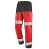 Image de Pantalon fluo safe xp 300 - 400 g entre 1 et 3 pantalon t2 polyester / coton 1 pièce(s) pantalon fluo safe xp rouge/gris t2 gris, rouge classe 2 - cep