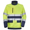 Image de Blouson fluo base xp 300 - 400 g entre 1 et 3 blouson t2 polyester / coton 1 pièce(s) blouson fluo base xp jaune/marine t2 classe 2 bleu, jaune - cepo