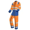 Image de Combinaison 2 zip safe xp 200 - 300 g entre 1 et 3 combinaison t3 polyester / coton 1 pièce(s) combinaison 2 zip safe xp orange/bugatti t3 classe 3 bl