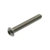 Image de Vis à métaux bhc - inox a2 vis tête bombée 6 pans creux (bhc) m4 x 8 mm - inox a2 din 934 nf e 25513 tête cylindrique (c) corps de boulon 8 mm - alumi