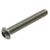 Image de Vis à métaux bhc - inox a2 vis tête bombée 6 pans creux (bhc) m6 x 12 mm - inox a2 din 934 nf e 25513 tête cylindrique (c) corps de boulon 12 mm - alu