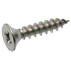 Image de Vis à bois tête fraisée à empreinte pozidriv - inox a2 vis bois agglo tête fraisée pozidriv inox a2 4 x 30 30 mm tête fraisée (tf) bois, panneau de bo