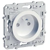 Image de Prise à encastrer série odace prise 2 pôles + terre odace blanc blanc 1 pièce(s) à encastrer 1 2p+t composable standard - schneider