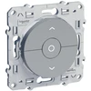 Image de Interrupteur à encastrer odace interrupteur volets roulants odace aluminium aluminium 1 pièce(s) à encastrer volets roulants composable 1 - schneider