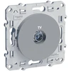 Image de Prise à encastrer série odace prises tv odace aluminium aluminium 1 pièce(s) à encastrer 1 tv composable standard - schneider