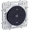 Image de Interrupteur à encastrer odace anthracite 1 pièce(s) interrupteur volets roulants odace anthracite à encastrer volets roulants composable 1 - schneide