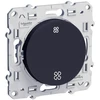 Image de Interrupteur à encastrer odace anthracite 1 pièce(s) commande de vmc odace anthracite à encastrer composable vmc 1 - schneider