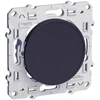 Image de Interrupteur à encastrer odace anthracite 1 pièce(s) obturateur odace anthracite à encastrer composable obturateur 1 - schneider
