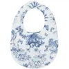Image de Bavoir bandana Toile de Jouy bleu