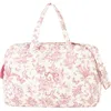Image de Sac à langer à anses Toile de Jouy