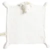Image de Doudou plat en coton bio éléphant (30 x 30 cm)