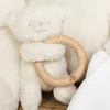 Image de Hochet peluche Gaston l'ourson