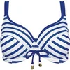 Image de Haut de maillot de bain à armatures femme Brigitte Bardot Marinière Bleu 95E BB08610500