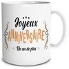 Image de Mug masculin Joyeux Anniversaire CD5516+ANN