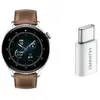 Image de Montre connectée avec adaptateur 5V2A Type C Huawei Watch 3 Classic KT00488 Marron TU