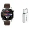 Image de Montre connectée avec adaptateur 5V2A Type C Huawei Watch Pro Classic KT00491 Marron TU