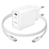 Image de Akashi Pack Chargeur Secteur GaN 20W USB-C + Cable USB-C 1M