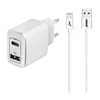 Image de Akashi Pack Chargeur Secteur GaN 20W USB-C + Cable Lightning 1M