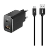 Image de Akashi Pack Chargeur Secteur GaN 20W USB-C + Cable USB-C 1M