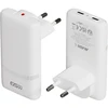 Image de Akashi Chargeur Secteur GaN 65W Universel Double USB-C + 3 plugs 150 pays