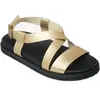 Image de Sandales croisés femme Roxy Zaho Doré 36 ERJL200042-CPG