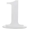 Image de Grand chiffre vertical déco 16cm, Chiffre 1 Blanc CH5051 1