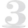 Image de Grand chiffre vertical déco 16cm, Chiffre 3 Blanc CH5051 3