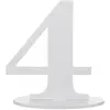 Image de Grand chiffre vertical déco 16cm, Chiffre 4 Blanc CH5051 4