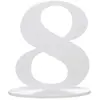 Image de Grand chiffre vertical déco 16cm, Chiffre 8 Blanc CH5051 8