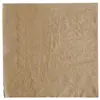 Image de Sachet de 20 serviettes de table Unies, kraft RDF-5153