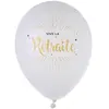 Image de Sachet de 8 ballons Vive la Retraite en latex CH5661 1