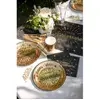 Image de Assiettes en carton x 10 - Anniversaire étincelant Or 6647-3