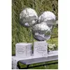 Image de Ballon aluminium rond 45 cm : Anniversaire étincelant Argent 6650-4