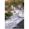 Image de Chemin de table en tissu blanc 5m - Anniversaire étincelant Argent 6646-4
