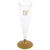 Image de Sachet de 6 Flûtes pied OR âge 18 ans CH6447 18