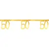 Image de Banderole des âges métal or 50 ans RDF-6757-50A