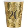 Image de Sachet de 10 Gobelets âge étincelant métal, 20 ans RDF-6788-20A