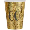 Image de Sachet de 10 Gobelets âge étincelant métal, 60 ans RDF-6788-60A