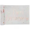 Image de Chemin de table en coton 3m - Joyeux Anniversaire Rose Gold 5668-ROSEG