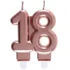 Image de Bougie des âges 18 ans, Rose Gold CH6932 18