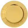 Image de Lot de 10 Sous-assiettes brillantes 33cm, Or RDF-7057-or