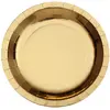 Image de Assiettes brillantes en carton x10 - 26 cm -  Or 7169-3