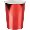Image de Sachet de 10 Gobelets métallisés brillants, Rouge RDF-4985-rouge