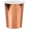Image de Sachet de 10 Gobelets métallisés brillants, Rose Gold RDF-4985-rose