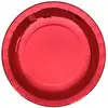 Image de Lot de 10 assiettes en carton brillantes 26 cm, Rouge RDF-7169-rouge