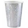 Image de Sachet de 10 Gobelets Etincelants métal Argent RDF-7188-argent